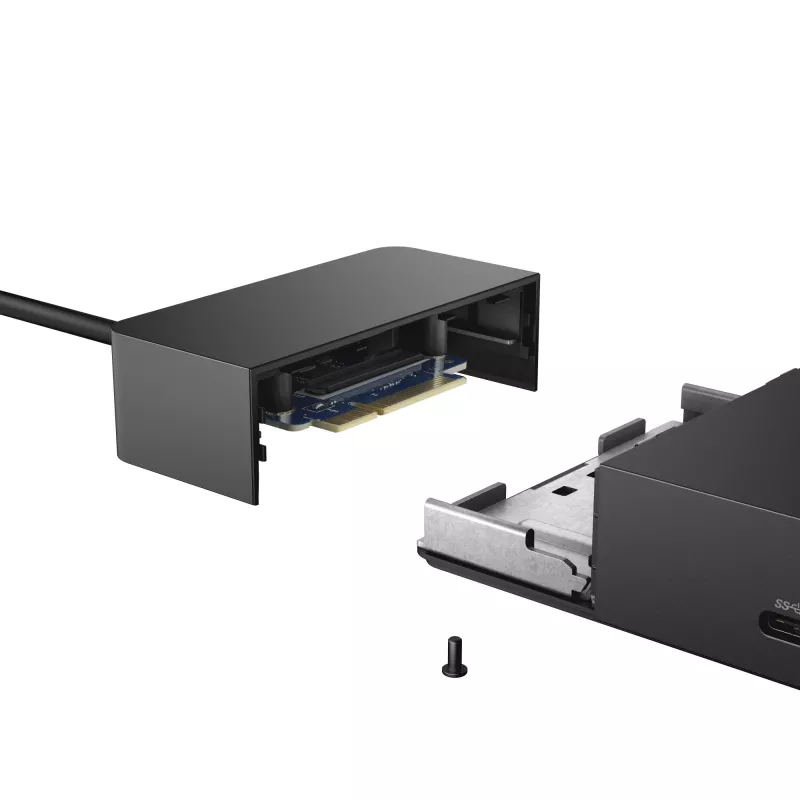 DELL WD19 laidinis USB 3.2 Gen 2 (3.1 Gen 2) Type-C juodas