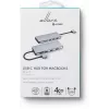 eSTUFF ES623010 sąsajos šakotuvas USB 3.2 Gen 1 (3.1 Gen 1) Type-C 5000 Mbit/s aliuminis