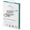 eSTUFF ES623010 sąsajos šakotuvas USB 3.2 Gen 1 (3.1 Gen 1) Type-C 5000 Mbit/s aliuminis