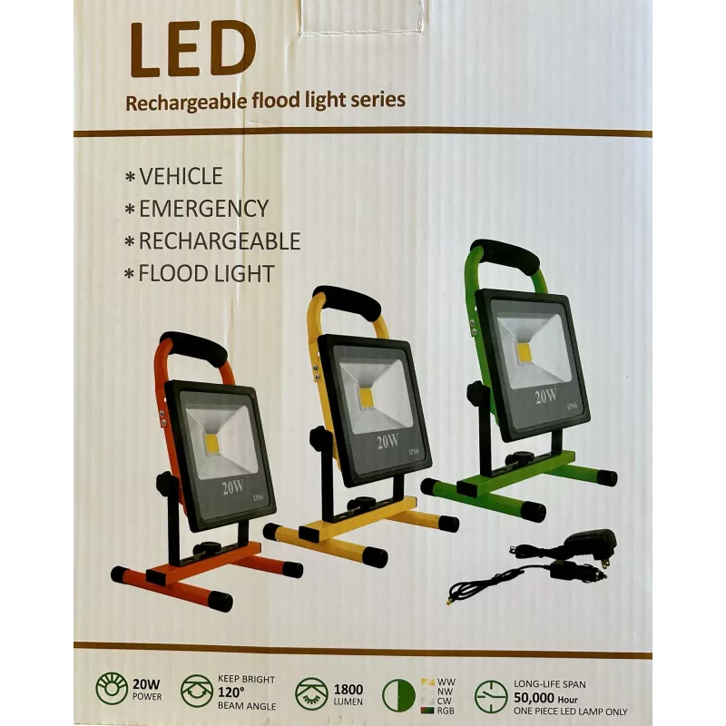 CoreParts MSPP8041 darbo šviestuvas juodas LED 20 W