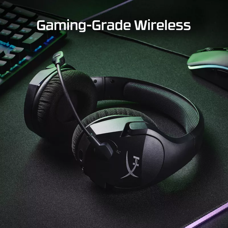 HyperX Cloud Stinger Core – belaidės žaidimų ausinės + 7.1 (juodos)
