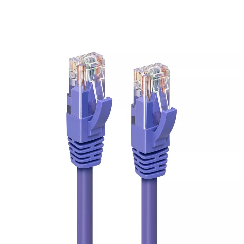„Microconnect MC-UTP6A10P“ tinklo kabelis, violetinis, 10 m, Cat6a, U/UTP (UTP)