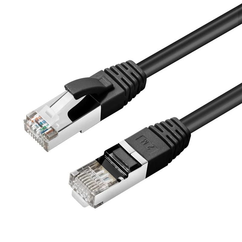 Microconnect SSTP601S tinklo kabelis juodas 1 m Cat6 S/FTP (S-STP)