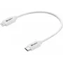 Sandberg USB-C PD to Lightning MFI 0.2M, 0,2 m, Lightning, USB C, vyriška, vyriška, balta