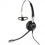 Jabra BIZ 2400 II Mono 3-1, laidinės, biurui / skambučių centrui, 54 g, ausinės, juodos, sidabrinės
