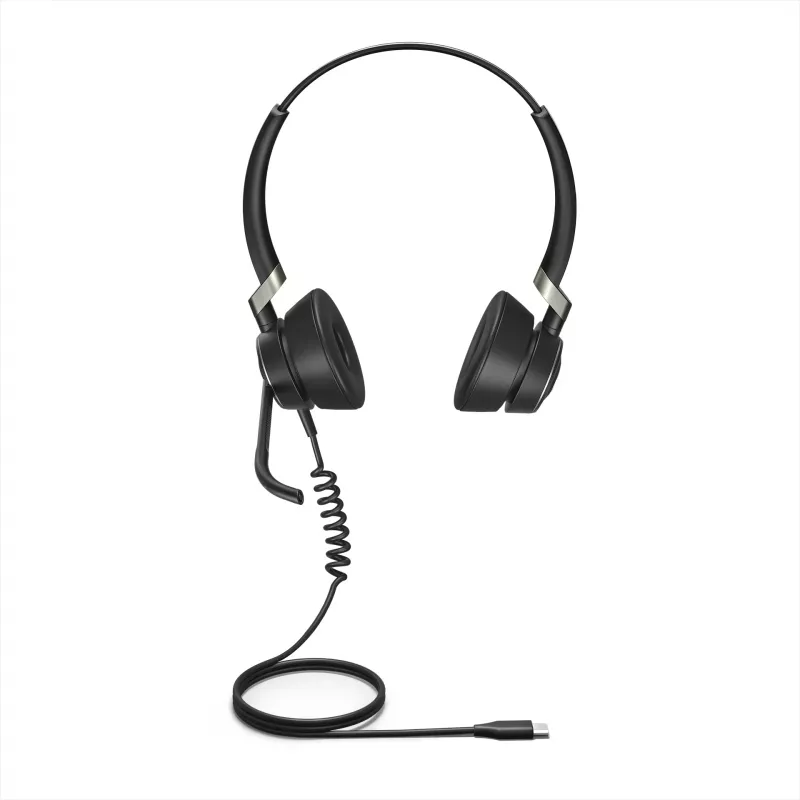 Jabra Engage 50 Stereo, laidinis, biurui / skambučių centrui, 20–20000 Hz, 96 g, ausinės, juodos