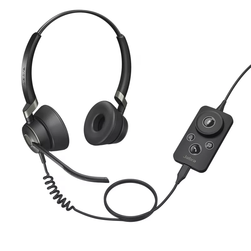 Jabra Engage 50 Stereo, laidinis, biurui / skambučių centrui, 20–20000 Hz, 96 g, ausinės, juodos