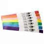 Zebra Z-Band Splash geltona lipni spausdintuvo etiketė