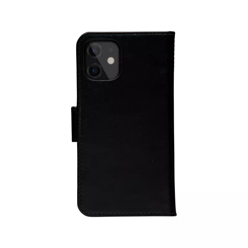 Piniginės tipo dėklas dbramante1928 Lynge, skirtas iPhone 12 mini 5,4 col. – juodas, 3 kortelių kišenės
