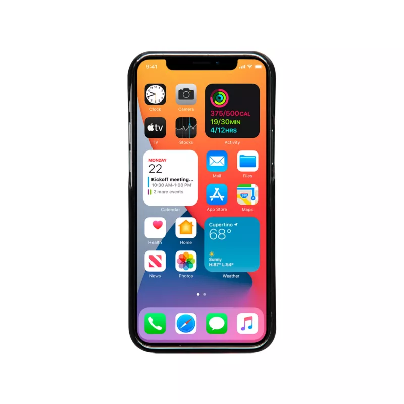 Piniginės tipo dėklas dbramante1928 Lynge, skirtas iPhone 12 mini 5,4 col. – juodas, 3 kortelių kišenės