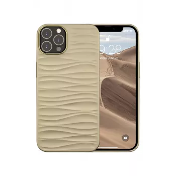 Apsauginis dėklas dbramante1928 Dune, skirtas iPhone 14 Pro Max, smėlio spalvos, tinka 6,7 colio (17 cm) ekranui