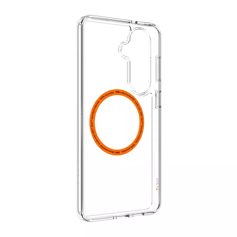 Telefono dėklas dbramante1928 Iceland Ultra D3O MAG, skirtas Samsung Galaxy S26+ — permatomas, plastikinis, tinka 6,7 colio ekranui