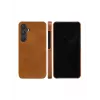 Dėklas-piniginė dbramante1928 Galaxy S24 Tan 3 kortelių skyreliai