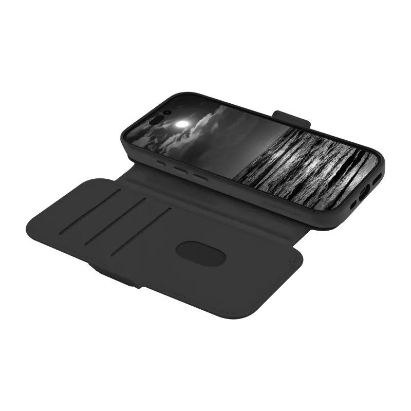 dbramante1928 Lynge MS ICON mobiliojo telefono dėklas Folio Juoda