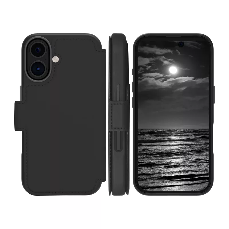 dbramante1928 Lynge MS ICON mobiliojo telefono dėklas Folio Juoda