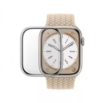 PanzerGlass ® visą korpusą dengiantis dėklas Apple Watch Series 9 | 8 | 7 | 45 mm | skaidrus