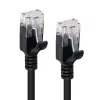 Microconnect V-UTP601S-plonas tinklo kabelis juodas 1 m Cat6 U/UTP (UTP)