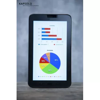 Kapsolo ekrano apsauginė plėvelė iPad Mini 6 — antimikrobinė, 2H kietumo, 86 % šviesos pralaidumas, tinka iki 20,1 cm (7,9 col.) ekranui