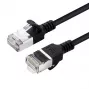 Microconnect V-FTP6A03S-plonas tinklo kabelis juodas 3 m Cat6a U/FTP (STP)