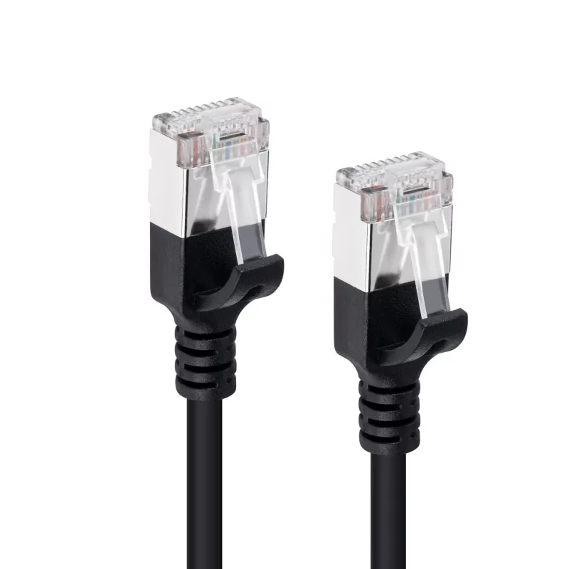 Microconnect V-FTP6A075S-plonas tinklo kabelis juodas 7,5 m Cat6a U/FTP (STP)