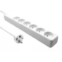 Microconnect MC-GRU0607DKW maitinimo ilgintuvas 7 m 6 kintamosios srovės lizdų vidaus baltas