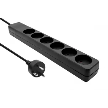 Microconnect MC-GRU0607DKB maitinimo ilgintuvas 7 m 6 AC lizdai