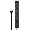 Microconnect MC-GRU0607DKB maitinimo ilgintuvas 7 m 6 AC lizdai