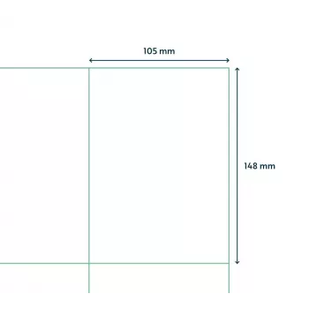 Spausdintuvo etiketė Capture A4LABEL-105X148 A4 spausdintuvams