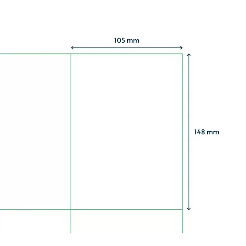 Spausdintuvo etiketė Capture A4LABEL-105X148 A4 spausdintuvams