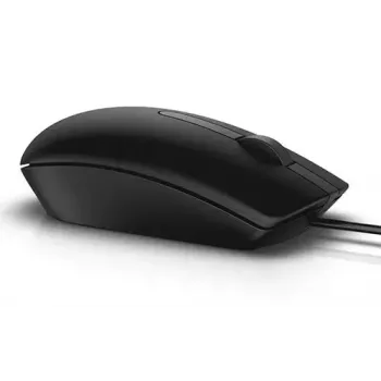DELL MS116 pelė, skirta biurui, abiem rankoms tinkama, USB Type-A, optinė, 1000 DPI