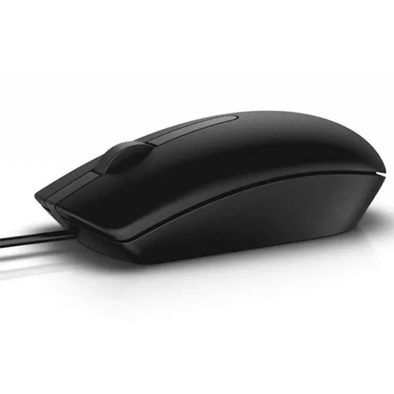 DELL MS116 pelė, skirta biurui, abiem rankoms tinkama, USB Type-A, optinė, 1000 DPI