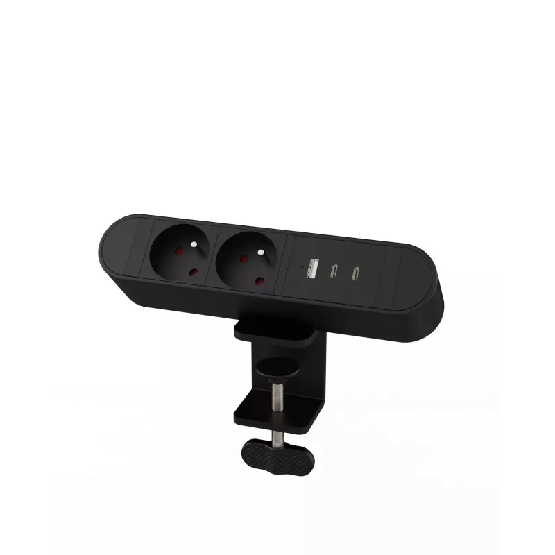 „MicroConnect MC-MDPS-FR2-30W“ daugializdis stalinis maitinimo lizdas, 2 lizdai, 30 W