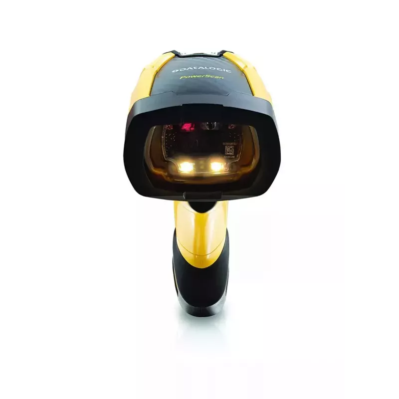Rankinis brūkšninių kodų skaitytuvas Datalogic PM9600-SR433RBK10 1D/2D lazerinis laidinis belaidis