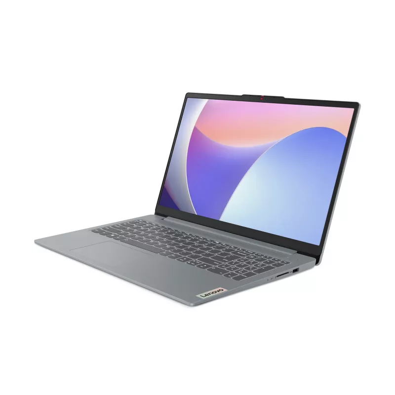 Nešiojamasis kompiuteris Lenovo IdeaPad plonas 3 15IAH8 — Intel Core i5-12450H, 15.6 col. FHD, 8 GB LPDDR5, 512 GB SSD, Wi‑Fi 6, Windows 11 Home, pilkas
