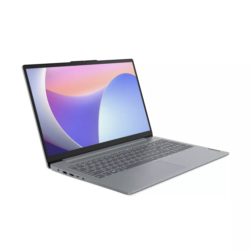 Nešiojamasis kompiuteris Lenovo IdeaPad plonas 3 15IAH8 — Intel Core i5-12450H, 15.6 col. FHD, 8 GB LPDDR5, 512 GB SSD, Wi‑Fi 6, Windows 11 Home, pilkas
