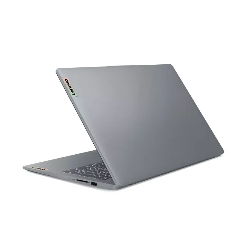 Nešiojamasis kompiuteris Lenovo IdeaPad plonas 3 15IAH8 — Intel Core i5-12450H, 15.6 col. FHD, 8 GB LPDDR5, 512 GB SSD, Wi‑Fi 6, Windows 11 Home, pilkas