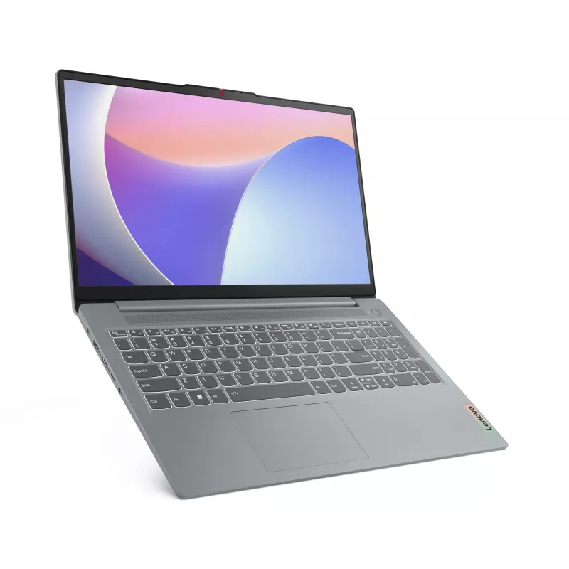 Nešiojamasis kompiuteris Lenovo IdeaPad plonas 3 15IAH8 — Intel Core i5-12450H, 15.6 col. FHD, 8 GB LPDDR5, 512 GB SSD, Wi‑Fi 6, Windows 11 Home, pilkas
