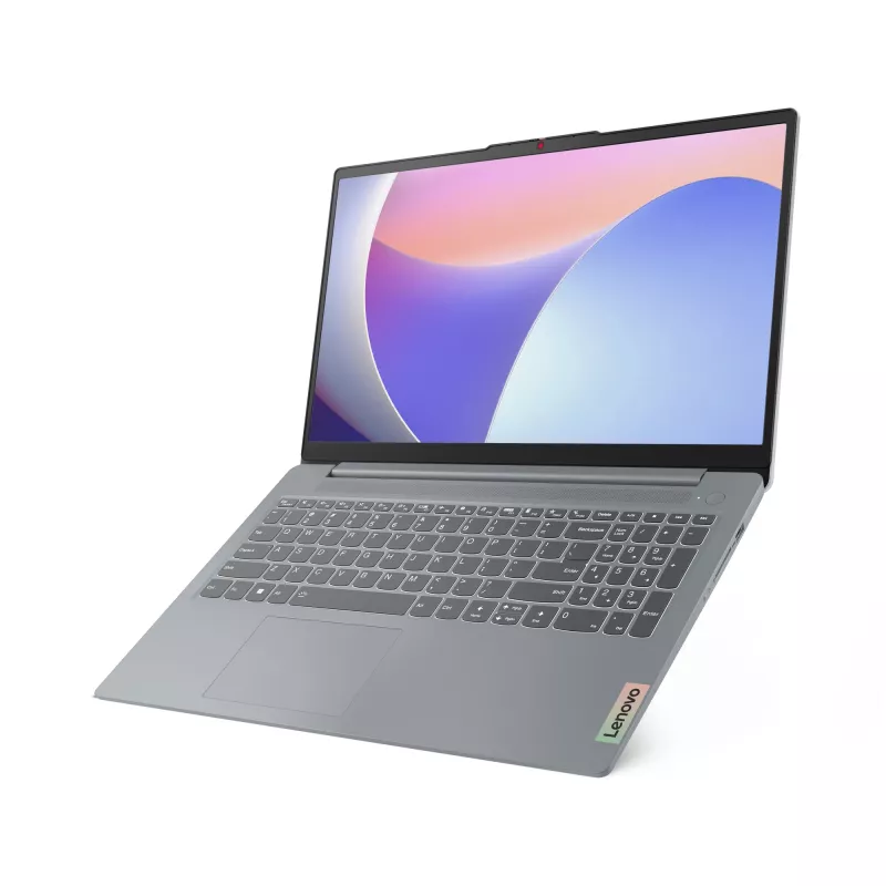Nešiojamasis kompiuteris Lenovo IdeaPad plonas 3 15IAH8 — Intel Core i5-12450H, 15.6 col. FHD, 8 GB LPDDR5, 512 GB SSD, Wi‑Fi 6, Windows 11 Home, pilkas