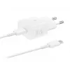 Samsung EP-T2510X Universal White USB greitojo įkrovimo patalpų įkroviklis