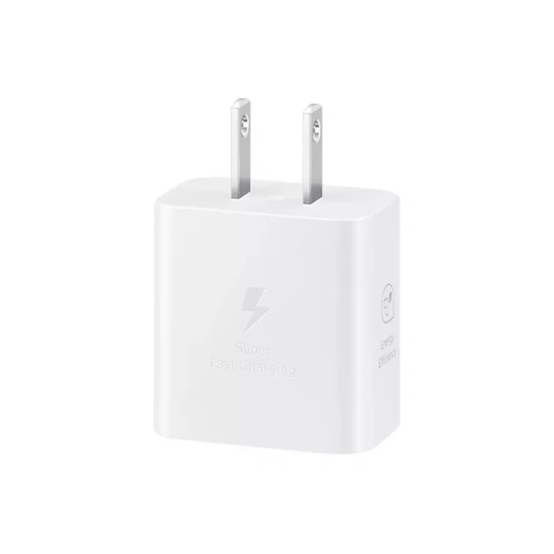 Samsung EP-T2510X Universal White USB greitojo įkrovimo patalpų įkroviklis
