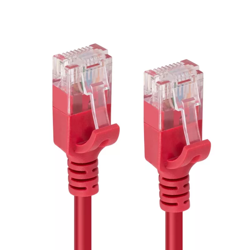 Microconnect V-UTP6A0015R-plonas tinklo kabelis Raudona 0,15 m Cat6a U/UTP (UTP)