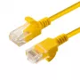 Microconnect V-UTP6A0015Y-plonas tinklo kabelis, geltonas, 0,15 m, Cat6a U/UTP (UTP)