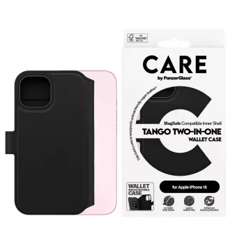 PanzerGlass CARE™ by ® Tango 2-in-1 Wallet Case su MagSafe iPhone 15