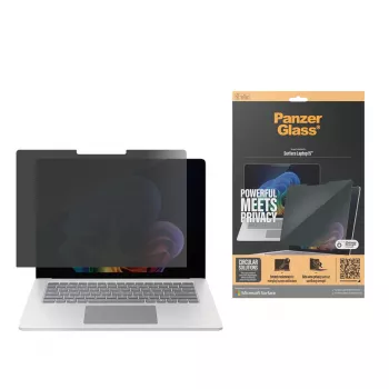 PanzerGlass ® Privatumo ekrano apsauginė plėvelė Microsoft Surface Laptop 7th Edition 15'' | Ultra-Wide Fit