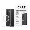 PanzerGlass CARE™ Urban Explorer dėklas Samsung Galaxy S26 — Skaidrus dangtelis su baltos spalvos Qi palaikymu