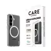 PanzerGlass CARE™ Urban Explorer dėklas Samsung Galaxy S26 — Skaidrus dangtelis su baltos spalvos Qi palaikymu