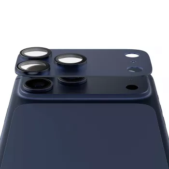 Kameros apsauga PanzerGlass Fender Deep Blue, skirta iPhone 17 Pro Max, silikoninė, atspari įbrėžimams ir smūgiams