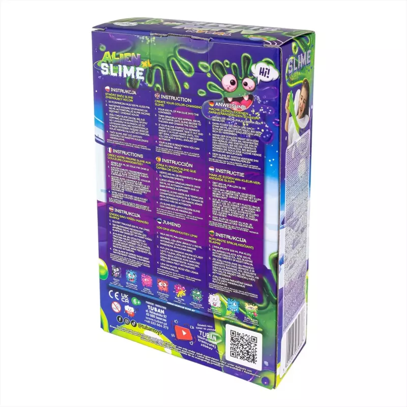 Vaikų kūrybos rinkinys TUBAN DIY SLIME ALIEN XL, įvairiaspalvis, nuo 6 metų