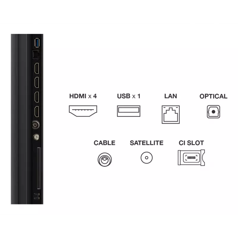 TCL Q6C 75Q6C televizorius 190,5 cm (75 colių) 4K Ultra HD išmanusis televizorius Wi-Fi Metallic