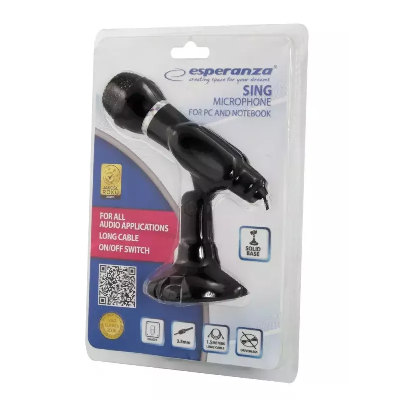 Microphone Esperanza EH180 for PC and Notebook